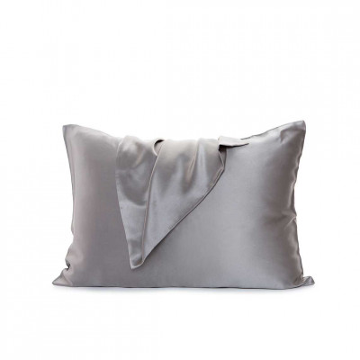 Šilkinis pagalvės užvalkalas | Šviesiai pilkas