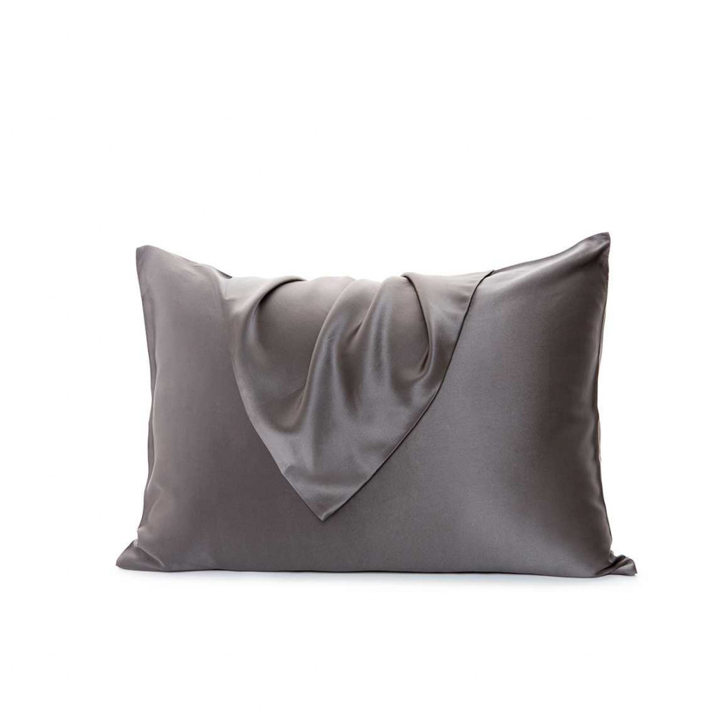 Silk pillowcase | Dark grey