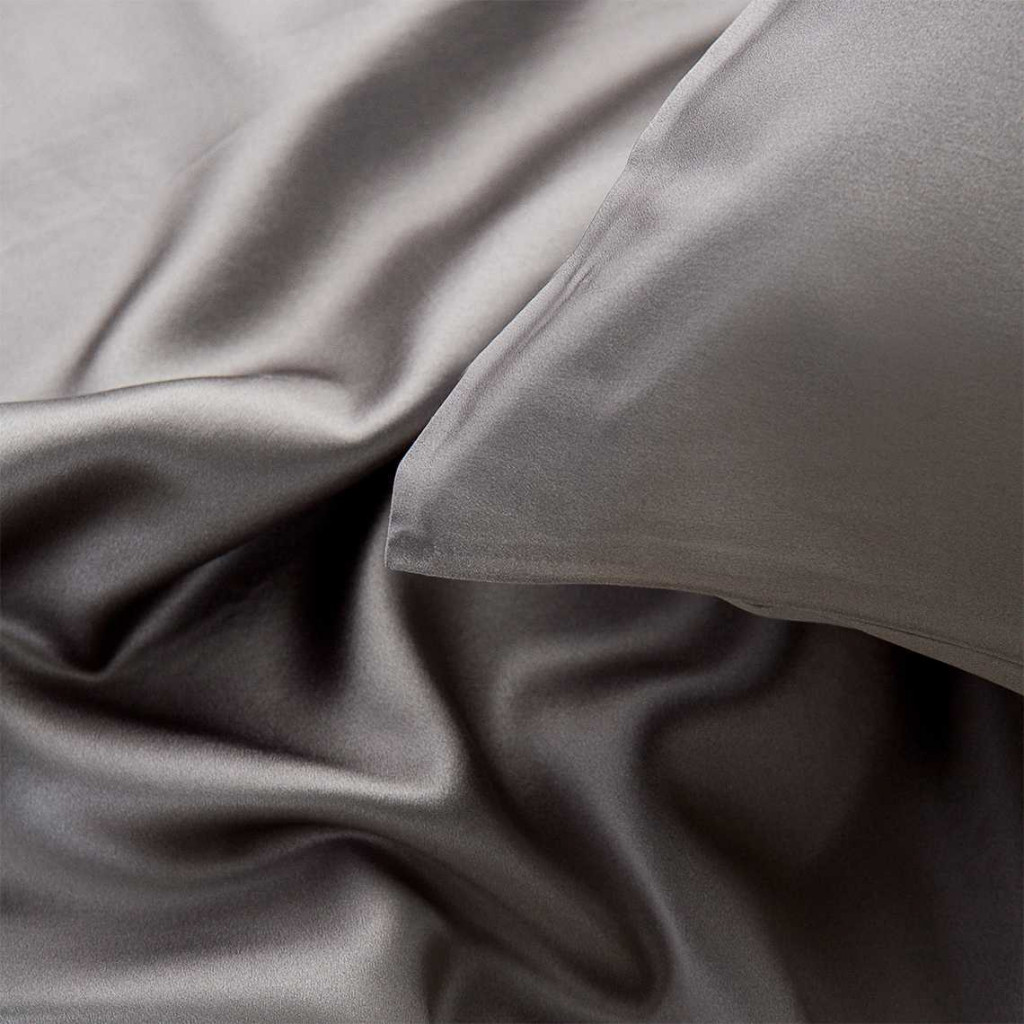 Silk pillowcase | Dark grey