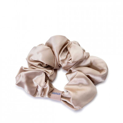 Silk hair elastic | Beige