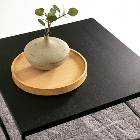 FOREST large coffee table | Black oak