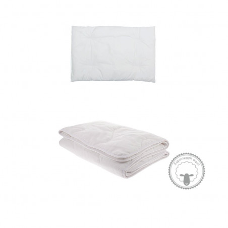 Children's bedding set with sheep wool