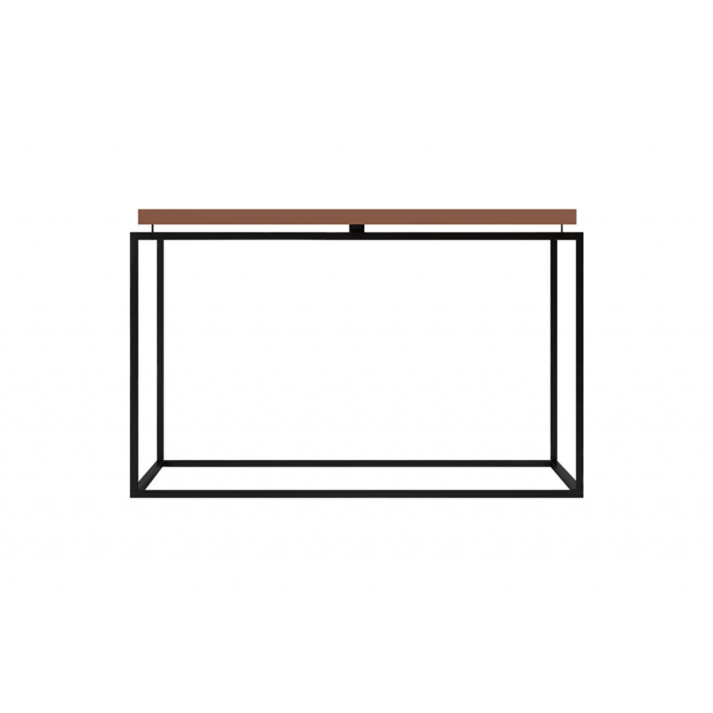 Coffee table Circle in Square | Terracotta