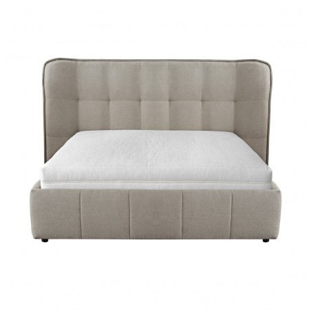 Bed with mattress Dallas | Beige