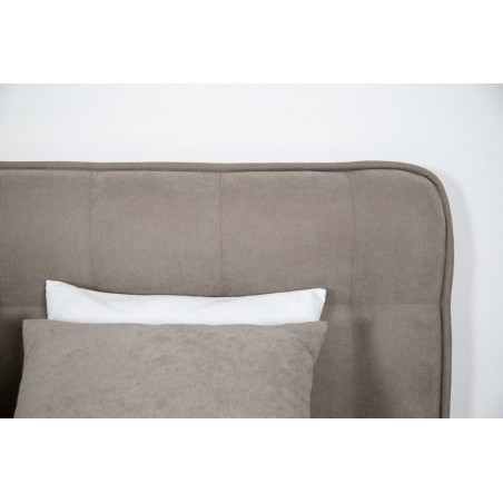 Bed with mattress Dallas | Beige