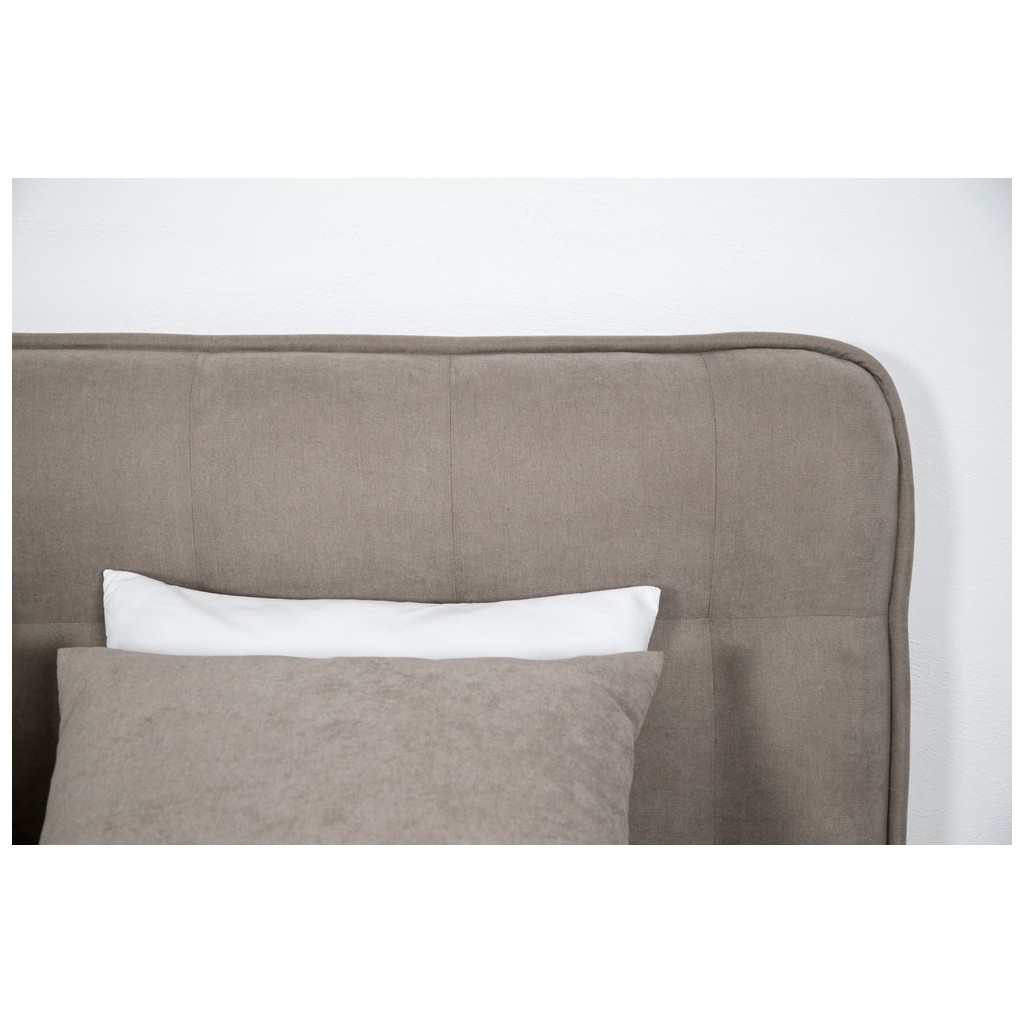 Bed with mattress Dallas | Beige