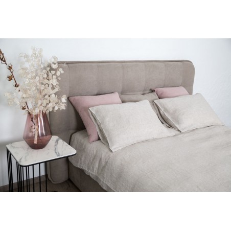 Bed with mattress Dallas | Beige