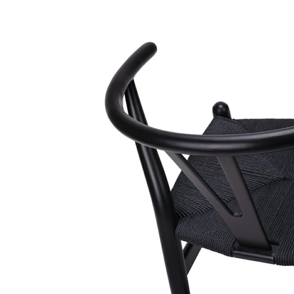 Kėdė Wishbone Juoda | valgomojo-kedes | NMF Home