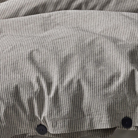 Gultas veļas pārvalku komplekts Shirt Antracit