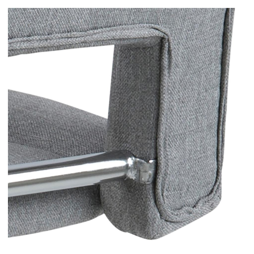 SYLVIA STOOL GREY | CHROME SYLVIA STOOL GREY | CHROME