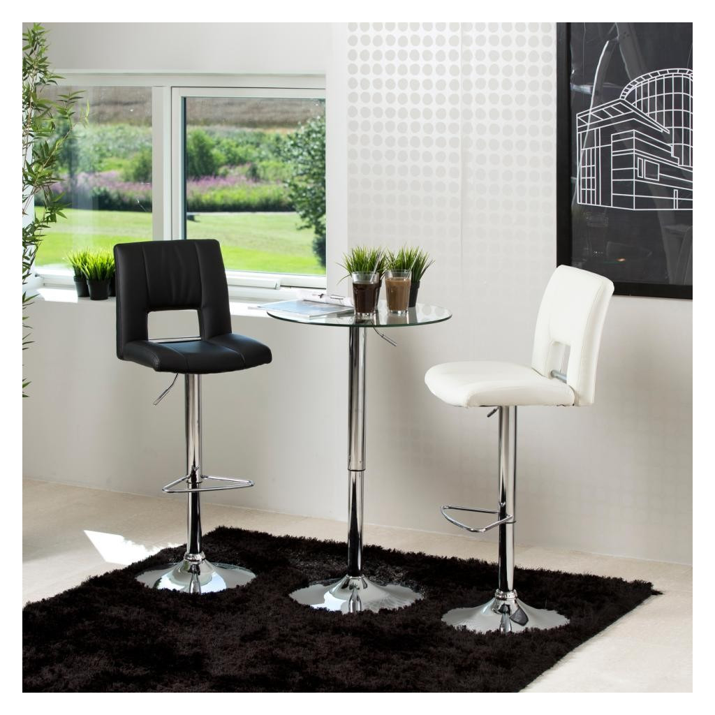 SYLVIA STOOL BLACK | CHROME SYLVIA STOOL BLACK | CHROME