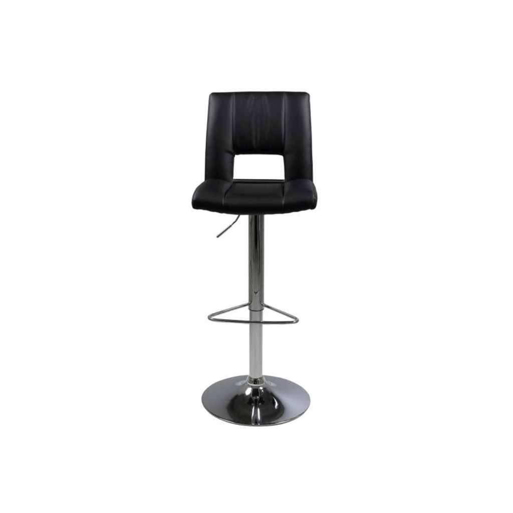 SYLVIA STOOL BLACK | CHROME SYLVIA STOOL BLACK | CHROME