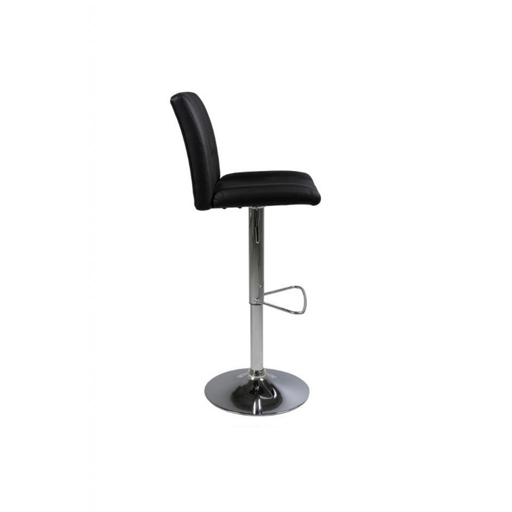 SYLVIA STOOL BLACK | CHROME SYLVIA STOOL BLACK | CHROME