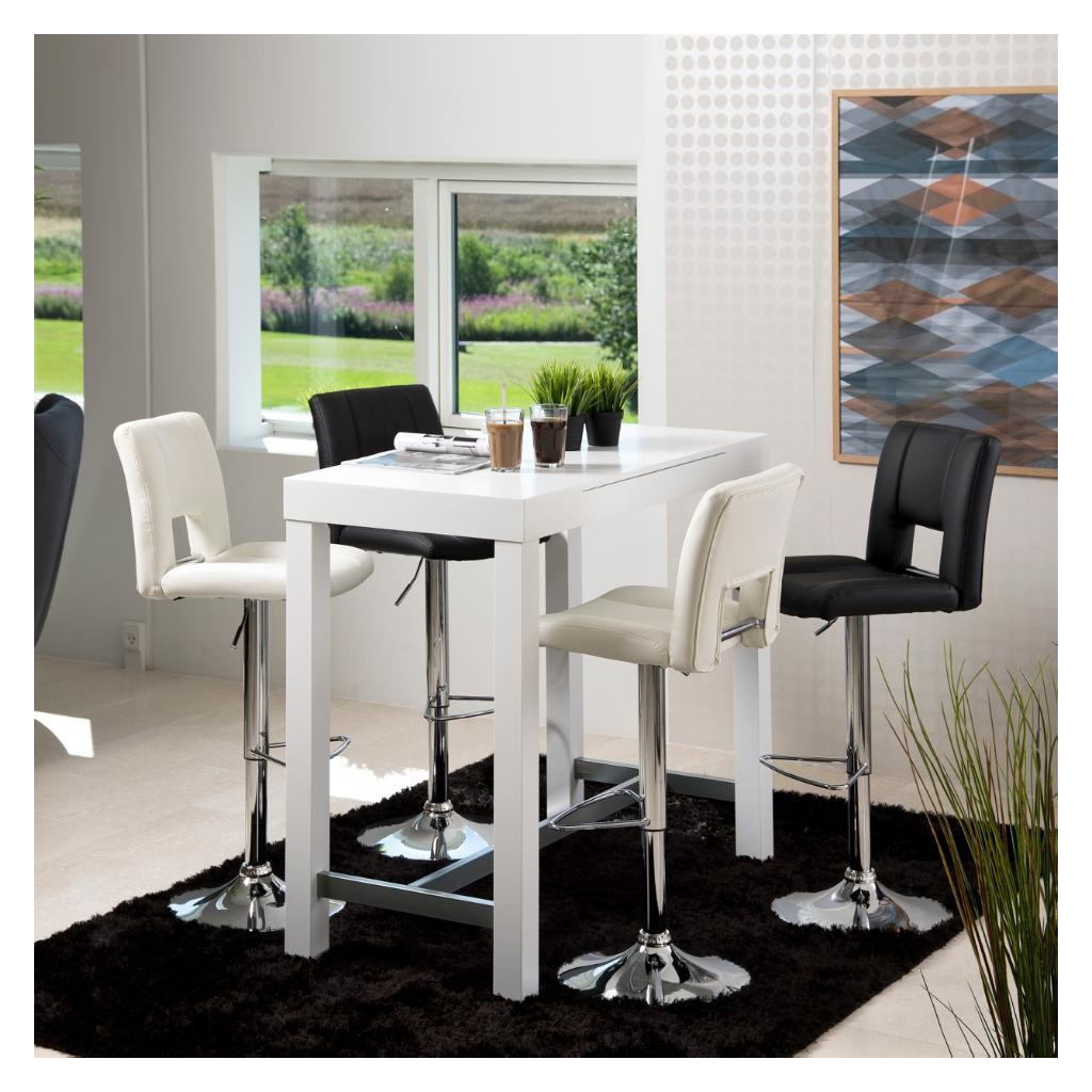 SYLVIA STOOL BLACK | CHROME SYLVIA STOOL BLACK | CHROME