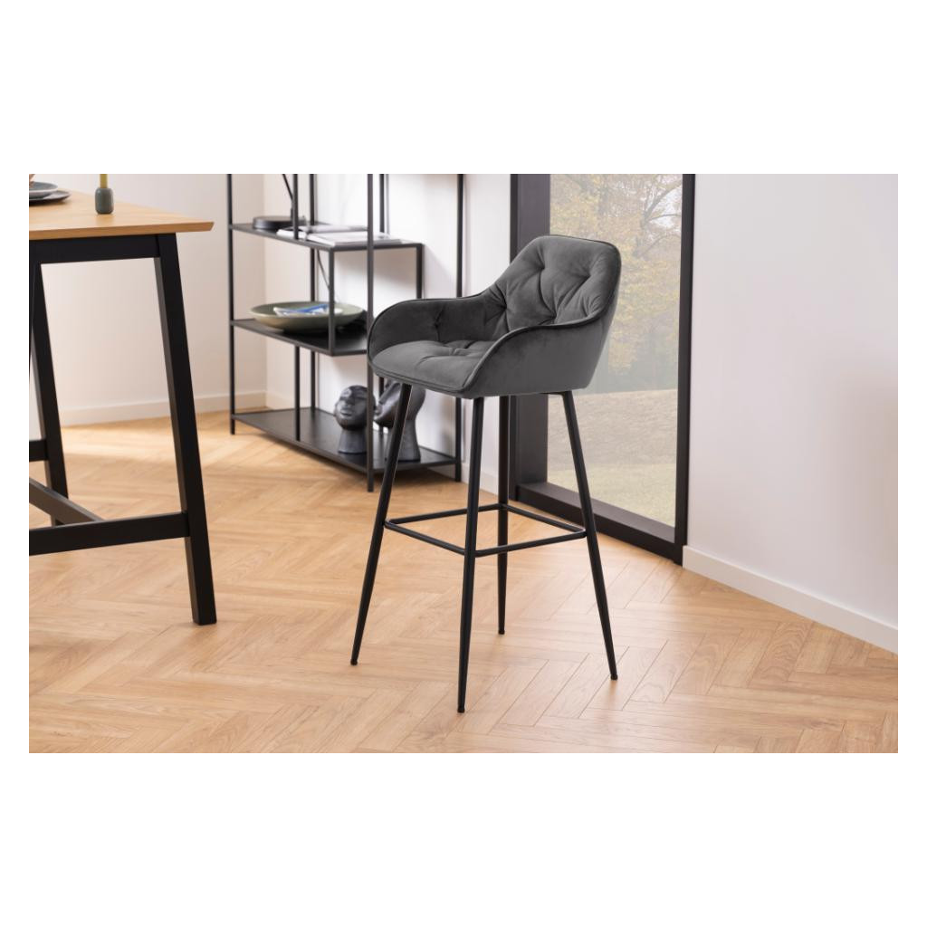 BREE GREY STOOL BREE GREY STOOL