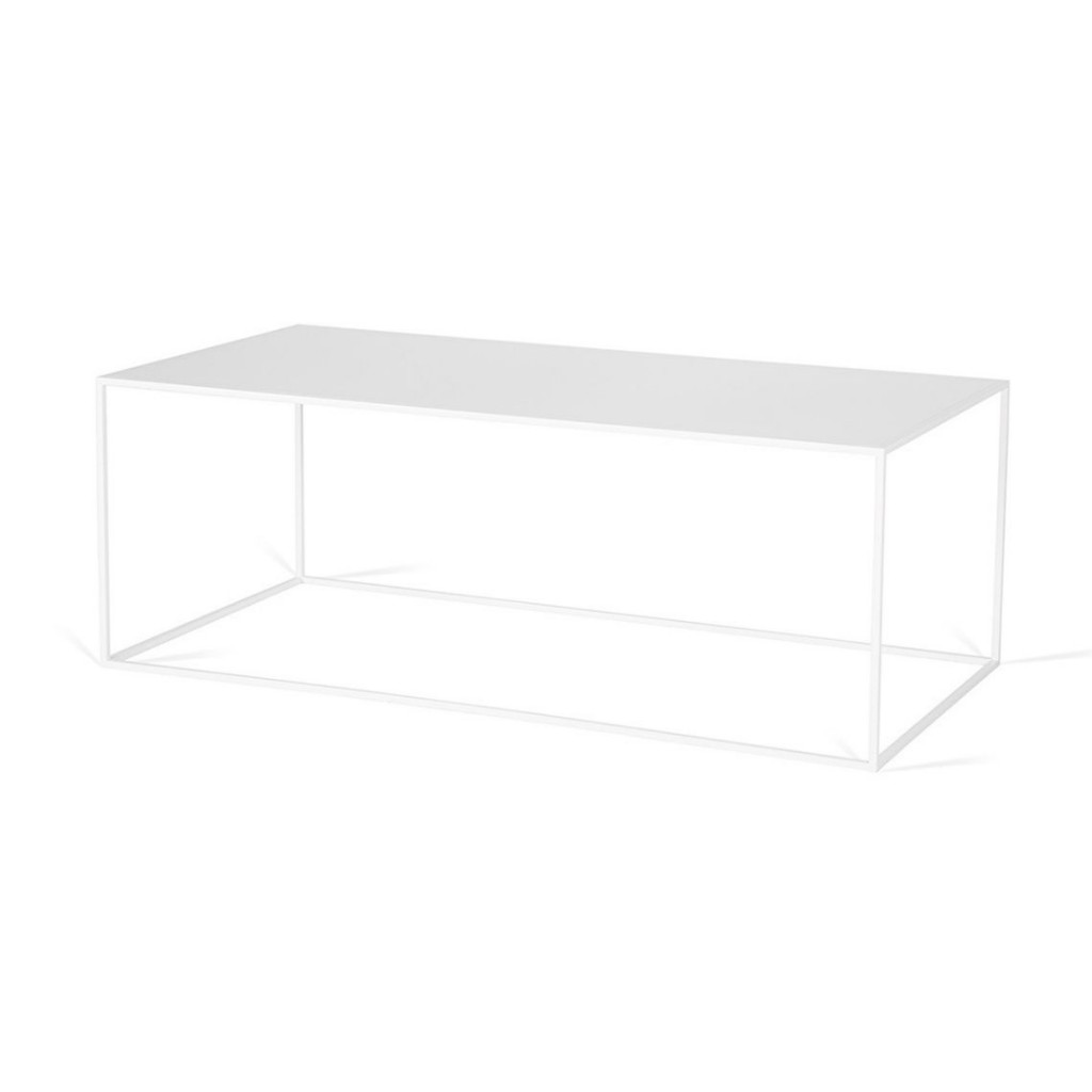 Silence long coffee table | White Silence long coffee table | White