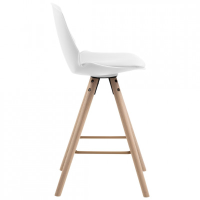 Pusbario Kėdė OSLO COUNTER STOOL Balta | pusbario-kedes | NMF Home