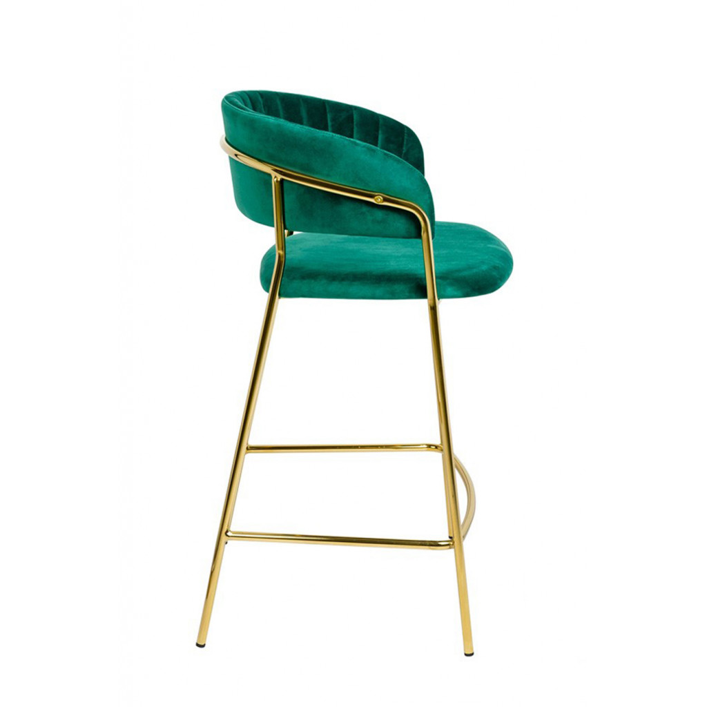 MARGO COUNTER STOOL GOLD | GREEN MARGO COUNTER STOOL GOLD | GREEN
