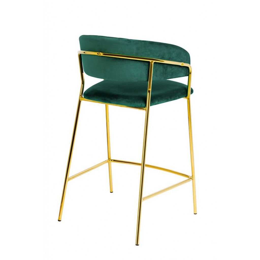 MARGO COUNTER STOOL GOLD | GREEN MARGO COUNTER STOOL GOLD | GREEN