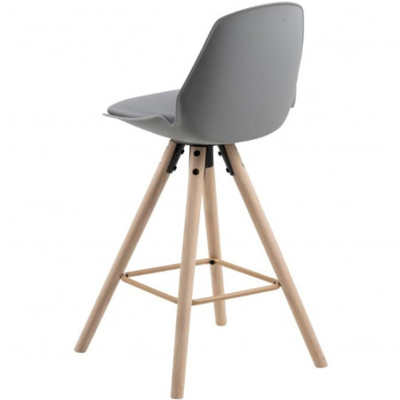 Pusbario Kėdė OSLO COUNTER STOOL Pilka | pusbario-kedes | NMF Home