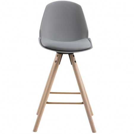 Pusbario Kėdė OSLO COUNTER STOOL Pilka | pusbario-kedes | NMF Home