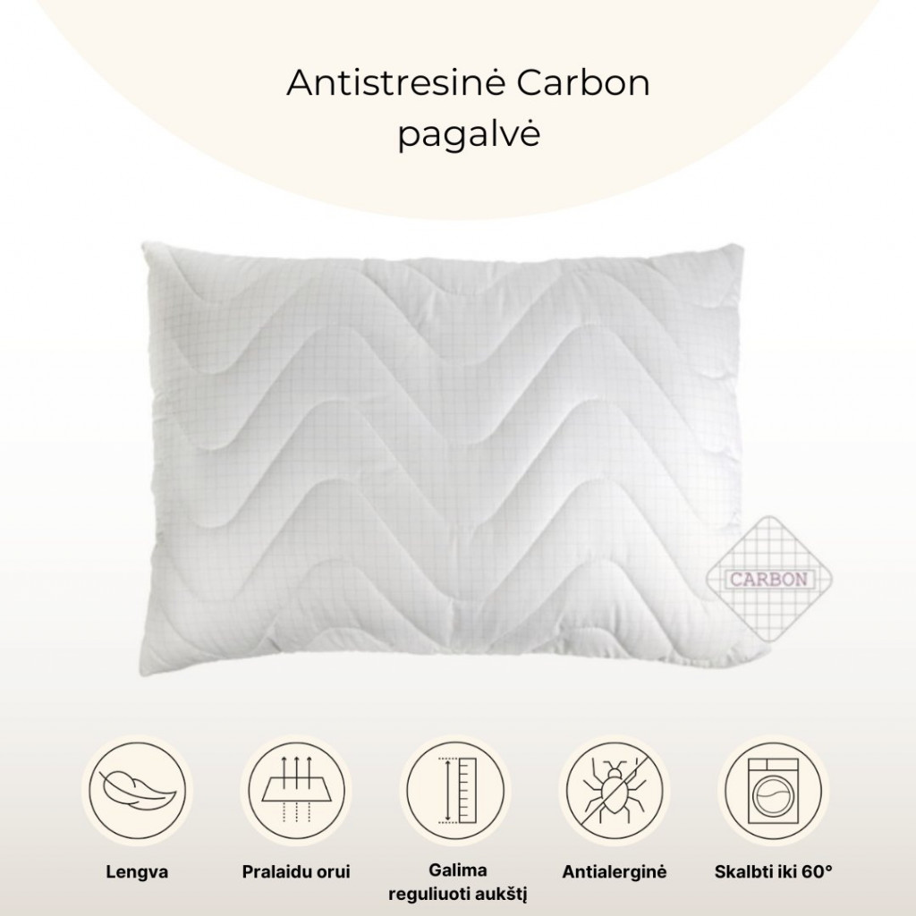 Anti-stress pillow Carbon