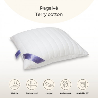 Pagalvė Terry Cotton