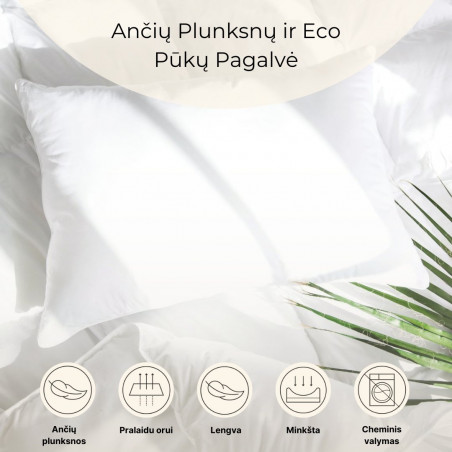 Duck Feather and Eco Down Pillow