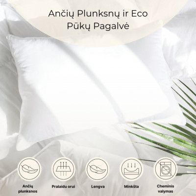 Duck Feather and Eco Down Pillow