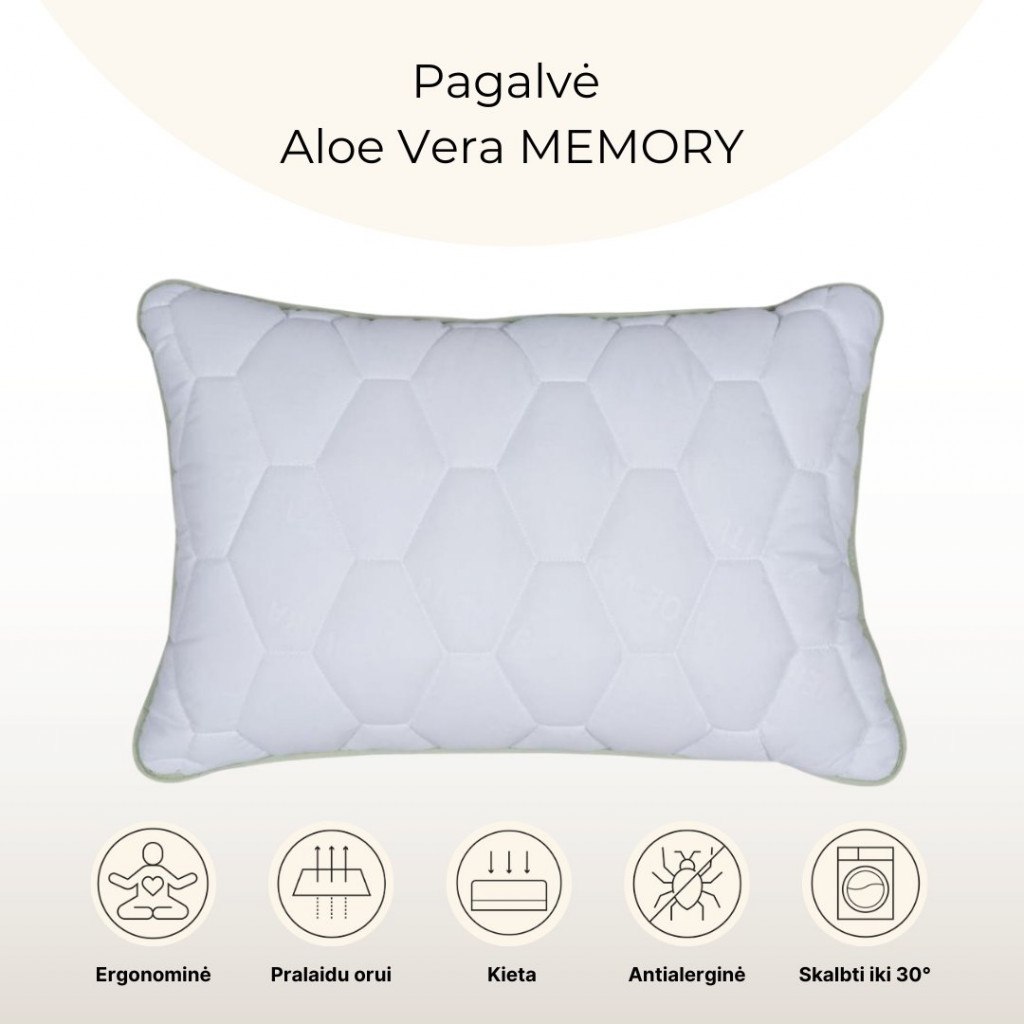 Pagalvė Aloe Vera MEMORY