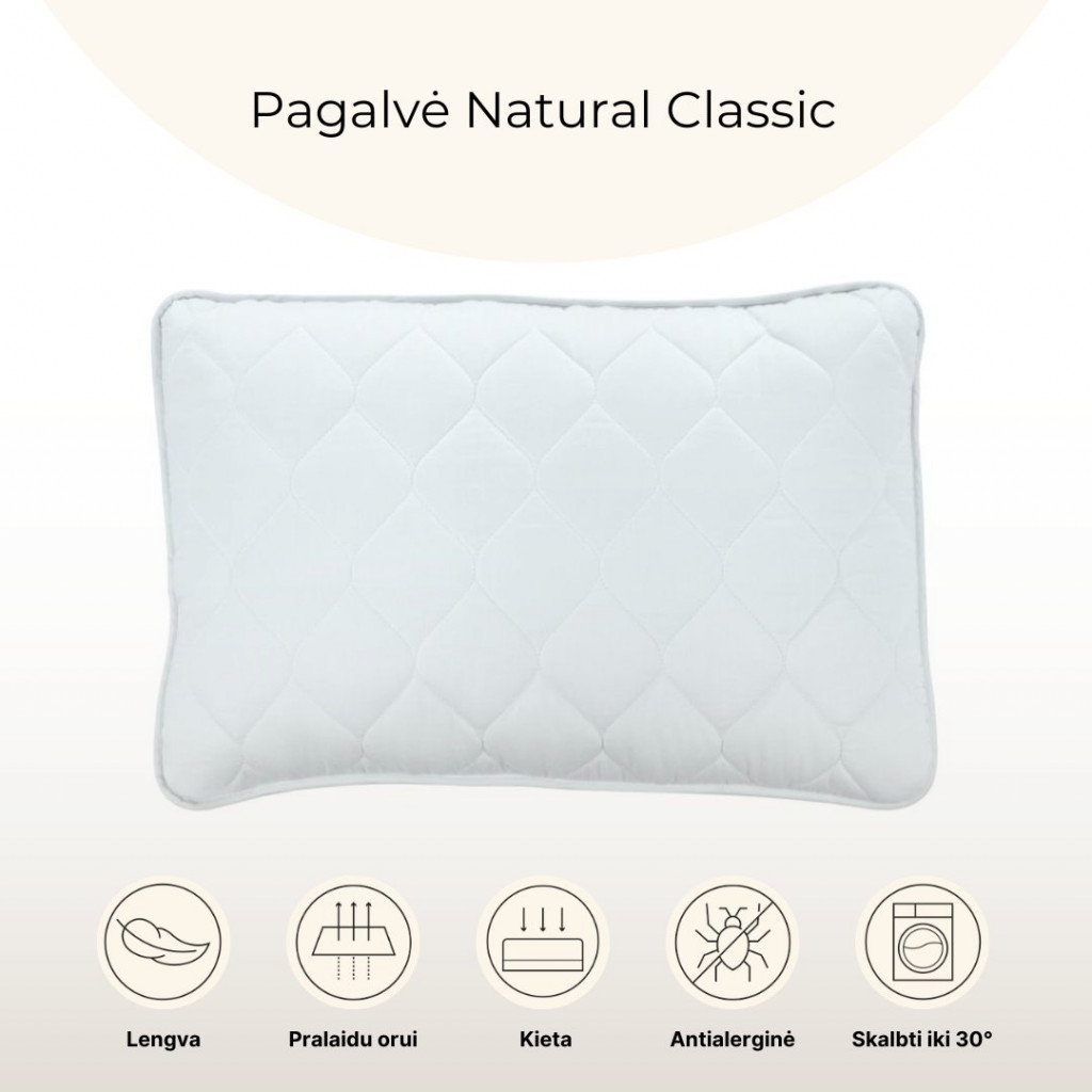 Pagalvė Natural Classic