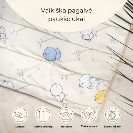 Bērnu spilvens putni | Dzeltens