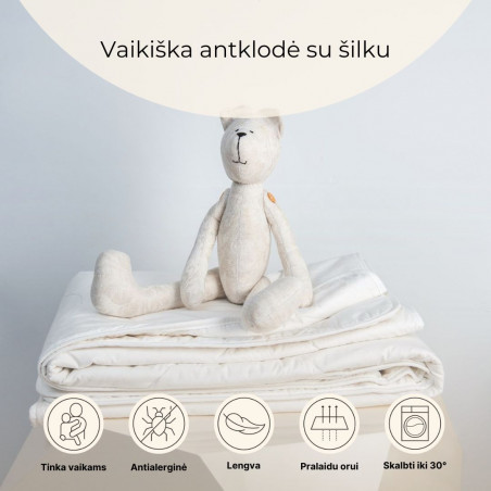 Children's blanket with silk | Bedding for children