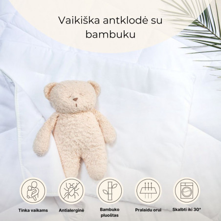 Baby blanket with bamboo