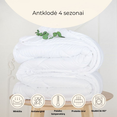 Blanket 4 seasons | White