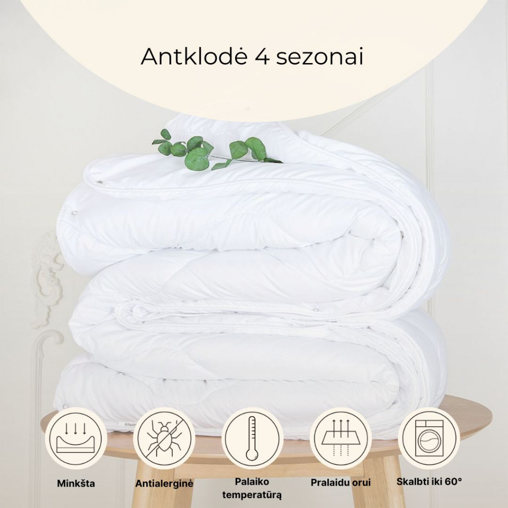 Blanket 4 seasons | White