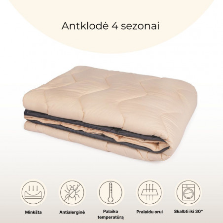 Blanket 4 seasons | Peach