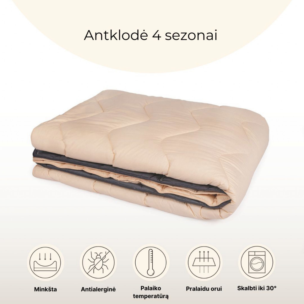 Blanket 4 seasons | Peach