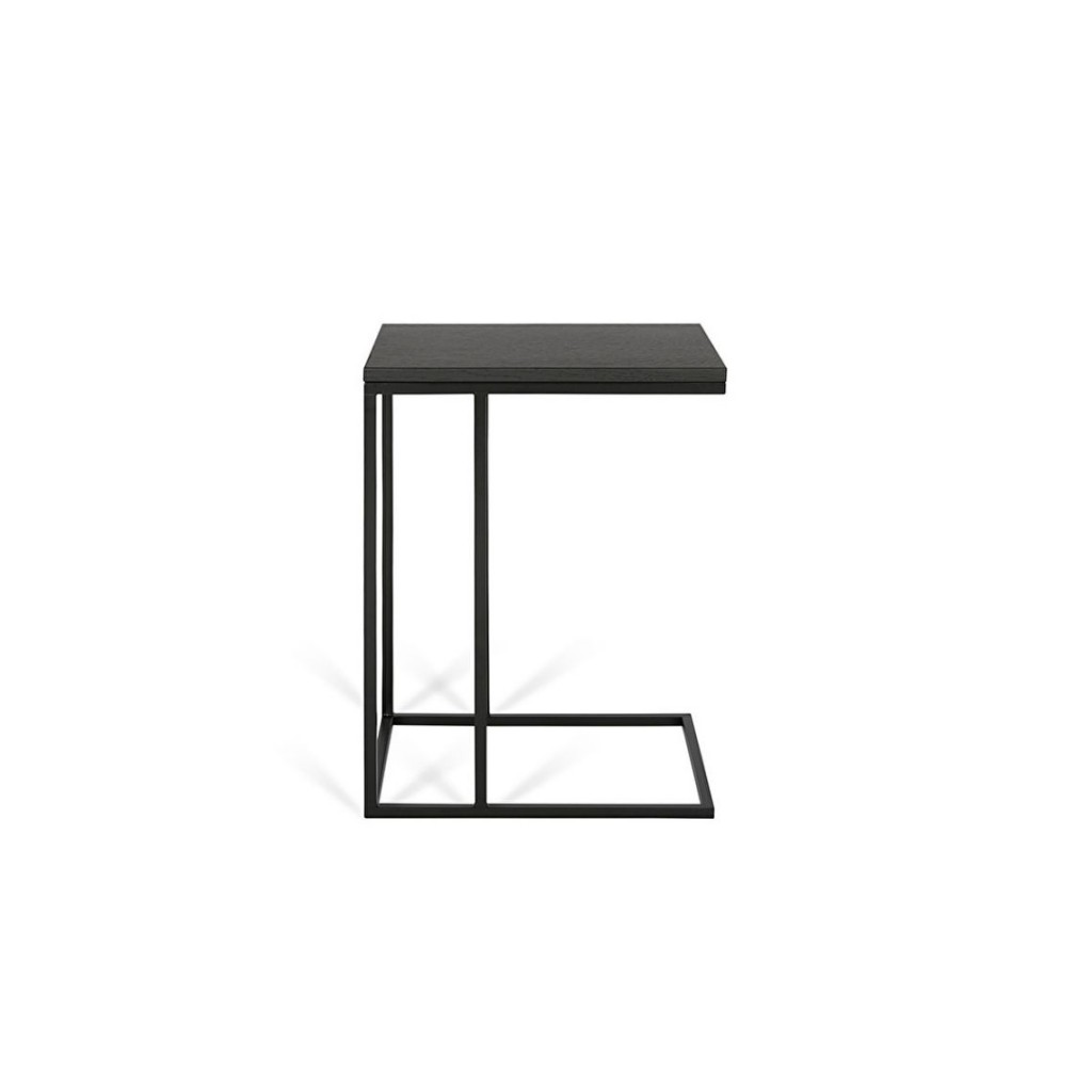 Side table for sofa FOREST | Black oak