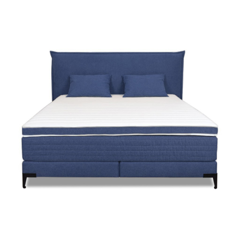 Sunny bed with mattress | Dark blue