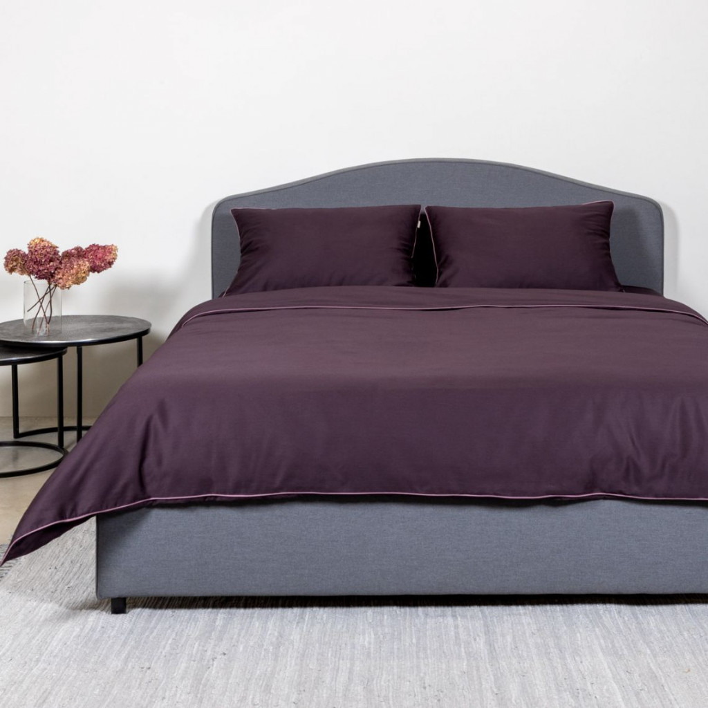 Bed linen covers set Linea Eggplant Bed linen covers set Linea Eggplant