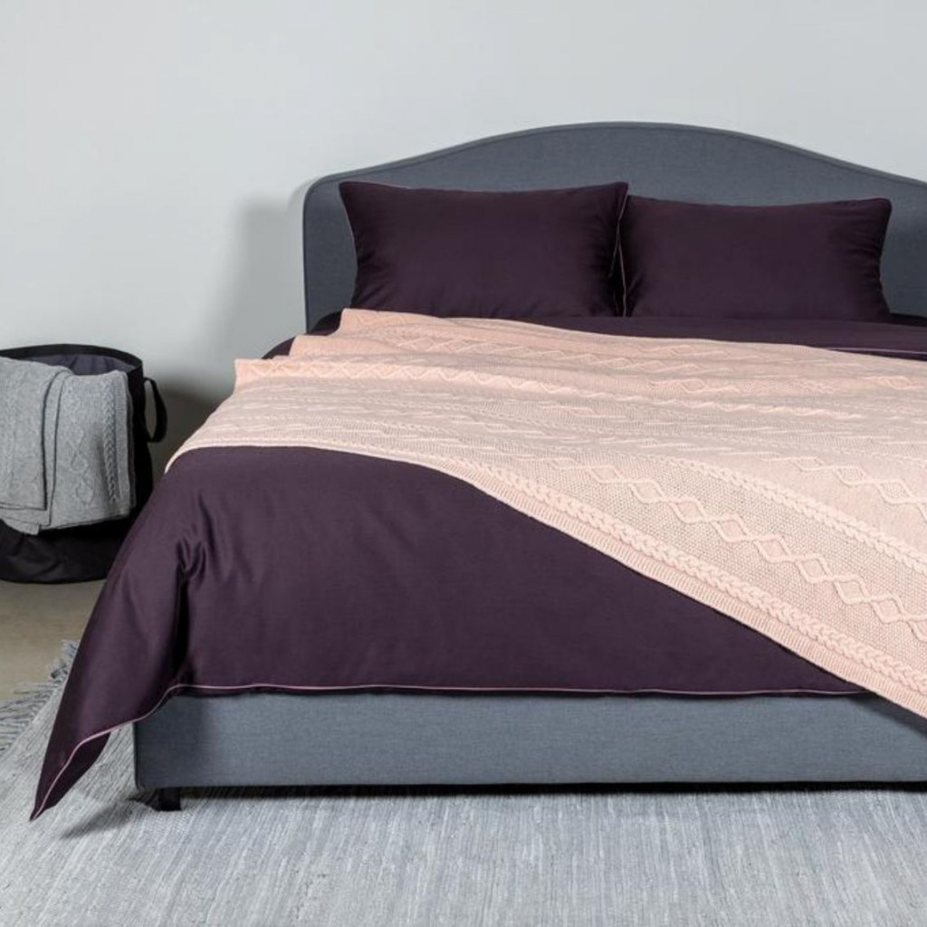 Bed linen covers set Linea Eggplant Bed linen covers set Linea Eggplant