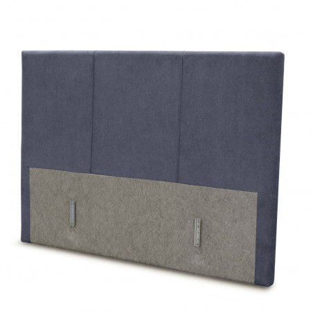 Bed with mattress Scandic | Blue-grey