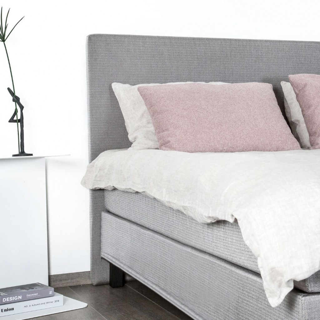 Nolaižamā gulta ar matraci | Gaiši pelēka | gultas | NMF Home