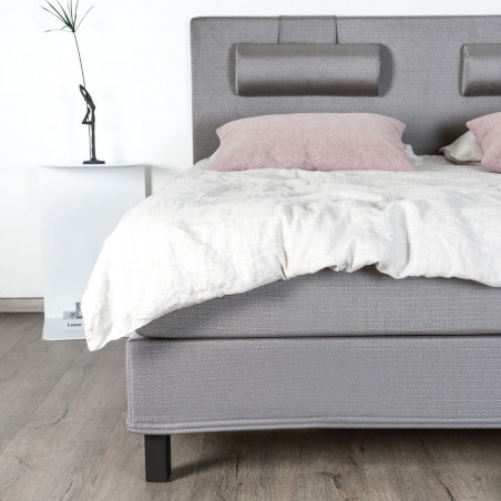 Nolaižamā gulta ar matraci | Gaiši pelēka | gultas | NMF Home