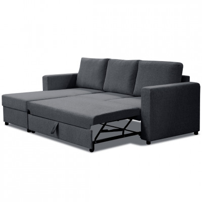 Sofa bed Paris Small | Dark grey