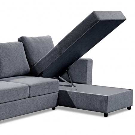 Sofa bed Paris Small | Dark grey