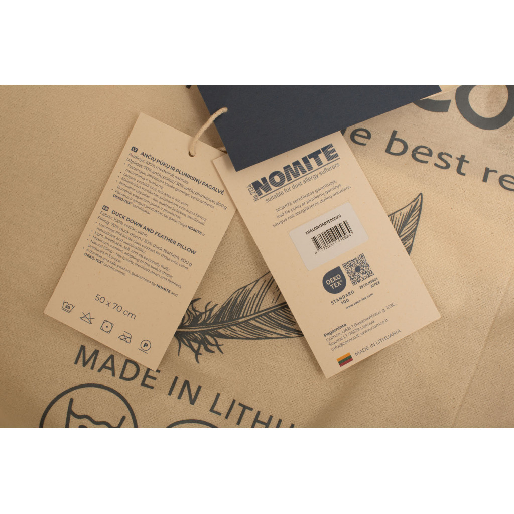 70% Ančių pūkų pagalvė