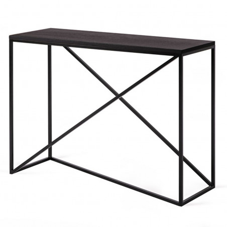 Console table FOREST Cross | Black oak