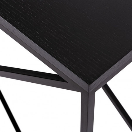 Console table FOREST Cross | Black oak